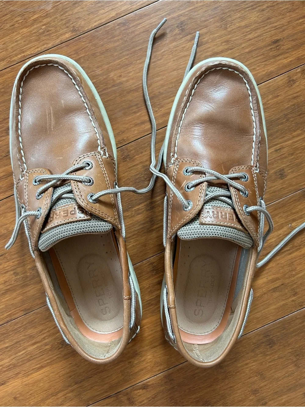 Sperry Men's Tan Leather Billfish 3-Eye Boat Shoes